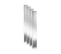 Lot de 8 profilés de bordure de pelouse en acier - 119,5 x 13 cm (9,56 m) - Bordure de parterre en métal pour bords de coupe clairs - Bordure de pelouse en métal pour esthétique du jardin - Durable et