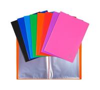 Exacompta Protège-documents Opak A4 polypropylène 5/10E 100 pochettes (200 vues) couleurs assorties