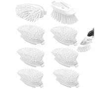 Lot de 8 recharges de Brosse à Vaisselle OXO - Tête de Distribution de Savon de Nettoyage pour Brosse à récurer (Blanc)