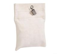 Lot de 8 sacs de lestage en toile coupe-vent pour rideaux d'extérieur 1,7 | Grande capacité de 1,7 kg par sac, empêche les gonflements, construction robuste, solution de draperie d'extérieur