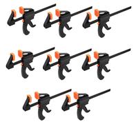 Lot de 8 serres-câbles rapides de 4 pouces, avec barre de serrage et système de fixation rapide