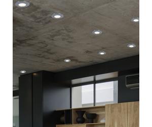Lot de 8 spots LED encastrables au plafond spot salon salle de bain lampe d'éclairage