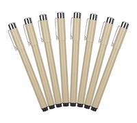 Lot de 8 Stylos à Tube de Style Japonais pour Dessiner des Lignes Droites, Crochet, Outil de Traçage, Porte-stylo en Plastique avec Recharge Noire pour Dessins Dessinés à la Main