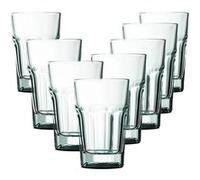 Lot de 8 verre à liqueur, verre dégustation, gobelets à eau en verre, capacité 29.5 cl - JUANIO - G