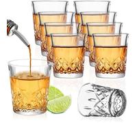 Lot de 8 Verres à Shot de 5 u Lave vaisselle,Sans Plomb,Fond Lourd,Shooter pour Rhum et Chaque Fête 8 Pièces