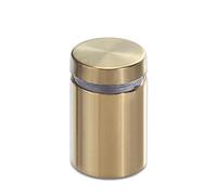 Lot de 8 vis publicitaires en acier inoxydable(Brushed Gold,16X30)