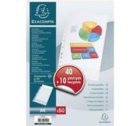 Lot de 80+20 pochettes perforées Exacompta G