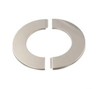 Lot de 80 cache-tuyaux décoratifs en acier inoxydable pour poêle de chaudière, 40 à 200 mm, résistant à la chaleur, argenté