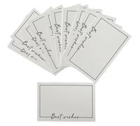 Lot de 80 cartes de remerciement double face inscriptibles cartes de remerciement 15 x 9 cm vierges pour anniversaire fê FAIRE-PART