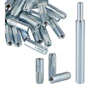 Lot de 80 fixations d'expansion pour béton 50 pièces 1 4 20 et 30 pièces 3 8 16 avec installation manuelle pour un montage sécurisé d'ancrages de fixation béton