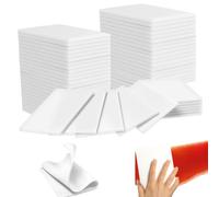 Lot de 80 gommes en mélamine compactées à 8 couches pour la maison | Éponge magique pour cuisine, meubles, chaussures, endroits étroits, coins et crevasses (15 x 9 x 0,25 cm)