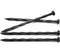 Lot de 80 piquets d'ancrage en spirale pour paysage, 20,3 cm