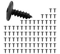 Lot de 80 Vis Autoperceuse pour Metal, Vis Auto-taraudeuses pour Carrosserie de Voiture, Vis Torx, M5 x 16 mm, Noires