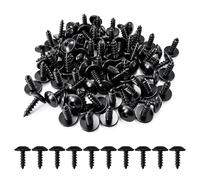 Lot De 80 Vis M5x16 Autoperceuse Pour Métal Noir - Vis Auto-taraudeuses Torx Manches Plate Pour Carrosserie, Fixation Fiable Aile, Pare-chocs, Compatibilité Voiture VW, Audi
