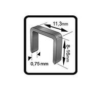 Lot de 800 agrafes RIBITECH