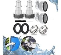 Lot de 9 adaptateurs de piscine A, Adaptateur de tuyau de piscine Adaptateur pour tuyau de piscine Intex 32 à 38 mm pour piscine Intex