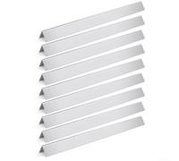 Lot de 9 barres aromatisantes robustes pour Weber pour Spirit 400 E420 S420 Grilles en acier inoxydable pour diffuseur de chaleur en acier Modèles 2007-2016