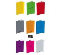 Lot de 9 Cahiers 24 x 32-96 Pages - Grands Carreaux Seyes