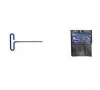 Lot de 9 clés hexagonales avec poignée en T bleue pour assemblage de meubles Construction en acier 45# avec sac Oxford portable (4 pièces)