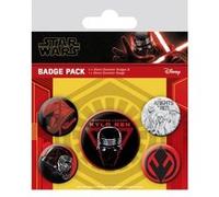 Lot de badges mixtes Star Wars: The Rise of Skywalker Sith Blanc G