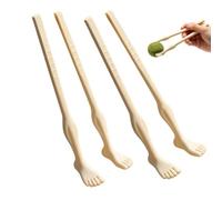 Lot de baguettes fantaisie avec pieds amusants, 21 cm, réutilisables, avec design créatif en forme de pied, paire de baguettes de qualité alimentaire, accessoire de fête pour une utilisation