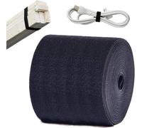 Lot de bandes auto-agrippantes polyvalentes à coudre, 10 cm x 3 m, avec face non adhésive, pour enfants