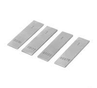 Lot de blocs de jauge en acier pour mesurer, calibre standard de dureté 64, épaisseur métrique pour inspection d'atelier et outils de calibrage (1)