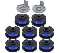 Lot de bobines de Rechange pour Coupe-Bordure 0,065 "18 Volts 24 V 40 V, Compatible avec Ryobi One + AC14RL3A, Ligne de Coupe sans Fil 11 pi (10)