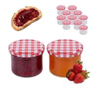 Lot de bocaux à confiture/gelée 220 ml, couvercles twist-off