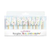 Lot de bougies - SCRAPCOOKING - 15 bougies - Bon anniversaire