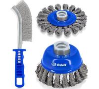 Lot de brosses de tournage, 3 pièces, 1 pièce, avec poils en fil d'acier, pour les cheveux et les poils du corps, comprenant 1 brosse à poils longs