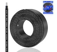 Lot de câbles solaires de 10 m - Rallonge résistante aux intempéries avec connecteur de câble en cuivre étamé contre la rouille et l'oxydation - Câble Mc4 11 AWG (4 mm²) - 1500 V pré-serti RELIAGINT