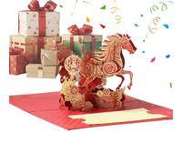 Lot de cartes de Noël 2026 - 15 x 20 cm - En carton - À collectionner - Style vintage - Motif nuage - Cartes en papier légères - Décoratives et festives - Convient pour la famille, la maison, les