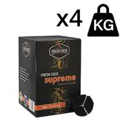 Lot de charbons naturels Fresh Coco - 4 kg