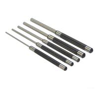 Lot de chasse-goupilles longs en acier carbone 5 tailles pour réparation par les bijoutiers, horlogers, ingénierie et menuiserie