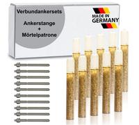 Lot de chevilles et cartouches de mortier pour ancrages robustes M8 - M30