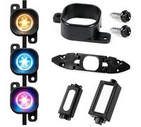 Lot de clips de montage 3 en 1 pour lampes d'extérieur Govee H705 | Pour Govee LED Light 75 clips de montage, 6 clips de levage, 1 contrôleur et adaptateur d'alimentation, noir