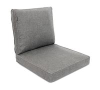 Lot de coussins de salon d'extérieur Ilano, 70 x 70 cm, 70 x 40 cm, gris clair