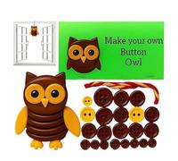 Lot de décorations de Noël avec boutons en ABS - 4 x 5 cm - Kit d'ornements avec design de bricolage - Vacances - Anniversaire - Kit de bricolage avec vache des Highland - Cadeau de décoration