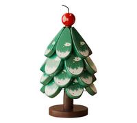 Lot de dessous de verre en bois en forme d'arbre - Set de table en bois - Dessous de verre pour poêles - Pour table de cuisine de Noël, plats chauds, casseroles, bols, café, théières, poêles, plans de