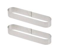 Lot de deux cercles perforé Oblong individuel De Buyer