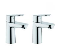 Lot de deux mitigeurs Lavabo BauLoop (23337000-DUO)