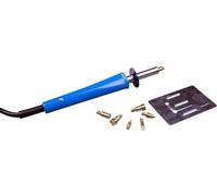 Lot de fers à souder bleus pour le bois et le cuir - Lot de 24 - 30 W, 230 V