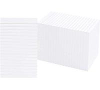 Lot de fiches - Notes - Organisation quotidienne - Format portrait - 300 pièces - Blanc