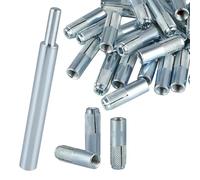 Lot de fixations intégrées comprenant un outil d'installation 2 tailles 50 pièces 1 4 20 et 30 inserts filetés 3 8 16 pour montage sur brique, pierre, béton ancrages