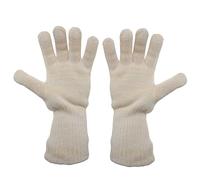 Lot de Gants ambidextre - Anti Chaleur - Long 34cm - Four - Barbecue - Ambidextres 350 degres - Coton - Polyester - Fibres - Thermoresistantes - My Lovely Home
