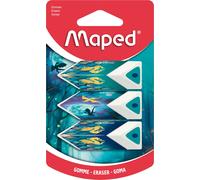 Lot De Gommes Blanches Pyramides Dragon Vert TU