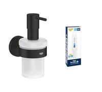 Lot de GROHE Start Distributeur Savon, Noir Mat, 411952430 + Kit Colle QuickGlue A1, 41127000