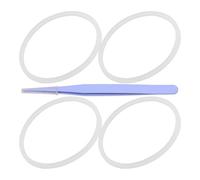 Lot de Joints D'étanchéité en Silicone pour Bouteille, 16 à 20 Oz | Blanc, avec Pince à Épiler Incluse, Fermeture Soignée, Entretien Facile