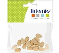 Lot de mini demi oeufs en bois - 1,5 x 1 cm - 18 pcs G